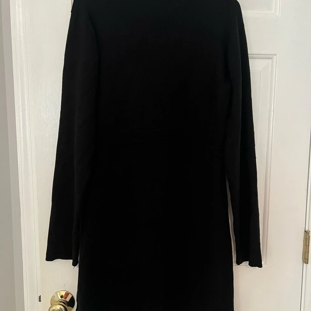 Black Dress with Gold Buttons - Picture 4 of 6